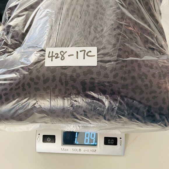 Fabletics Womens Gray Onesie Leopard Print Forever Fleece Hooded Size L - Picture 14 of 14